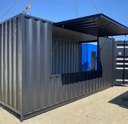 20 Pieds High Cube avec Trappe Ouverte Vers le Haut ( restaurant )