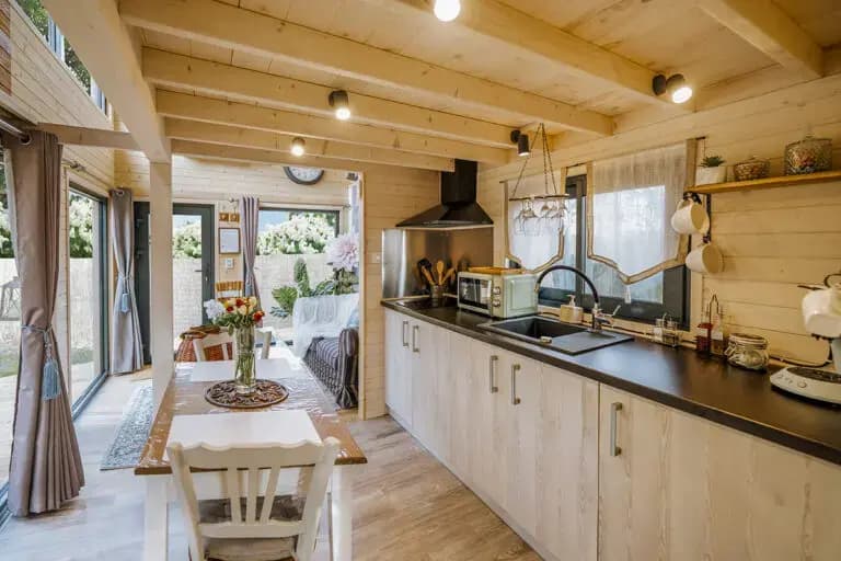 Chalet en bois Cabanon Bleu