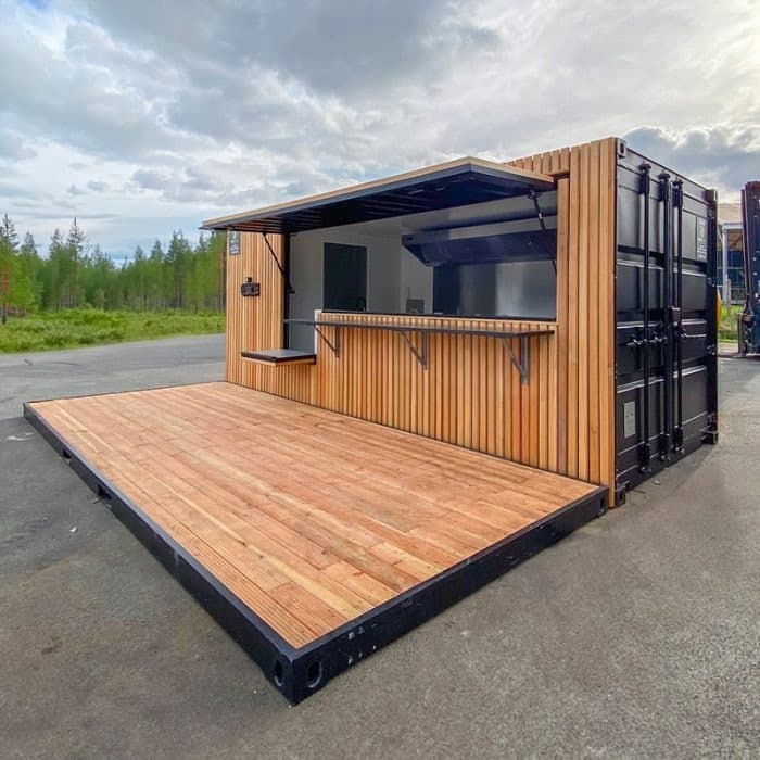 Container snack & restaurant