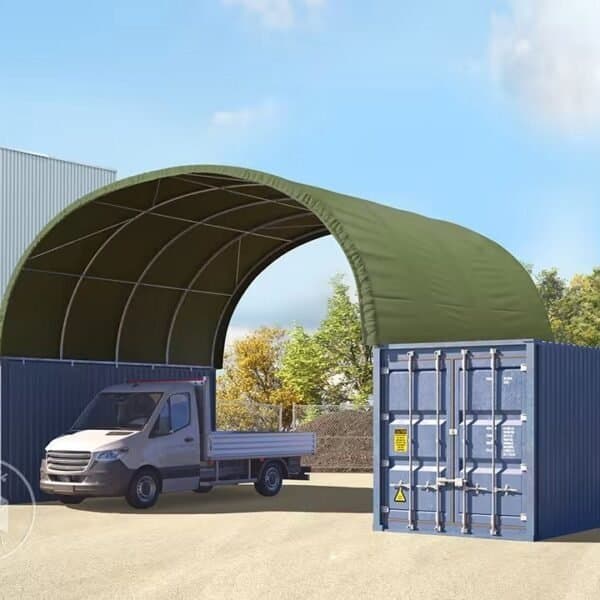 Abri sur container démontable 8×6